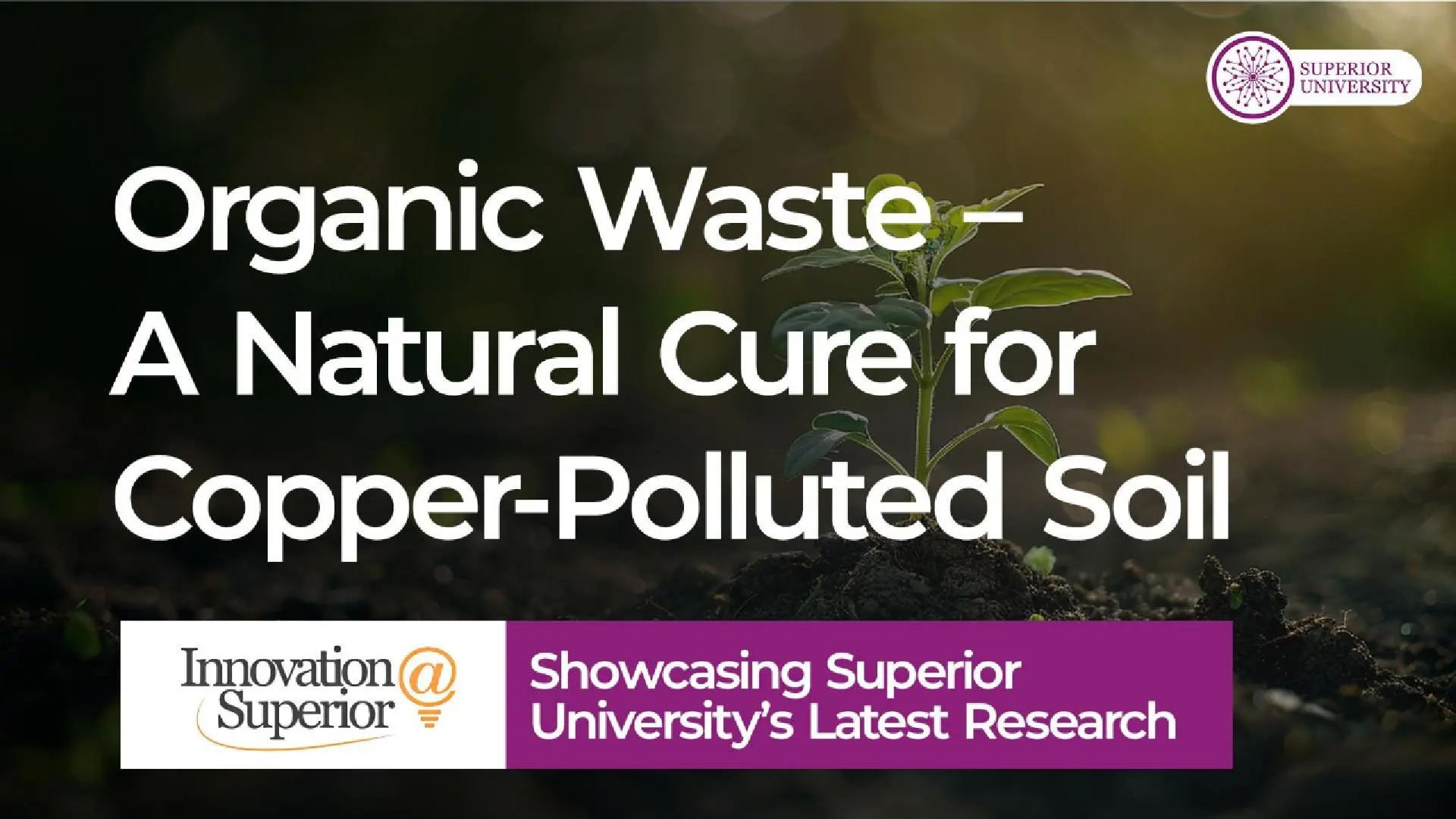 Organic Waste – A Natural Cure for Copp-Cover