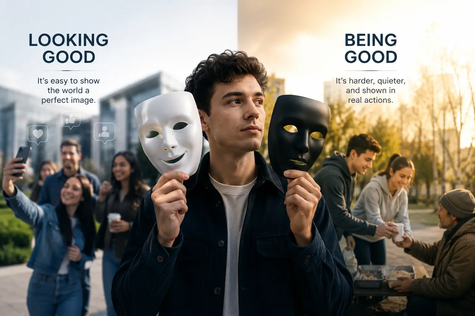 The Difference Between Looking Good and Being Good
