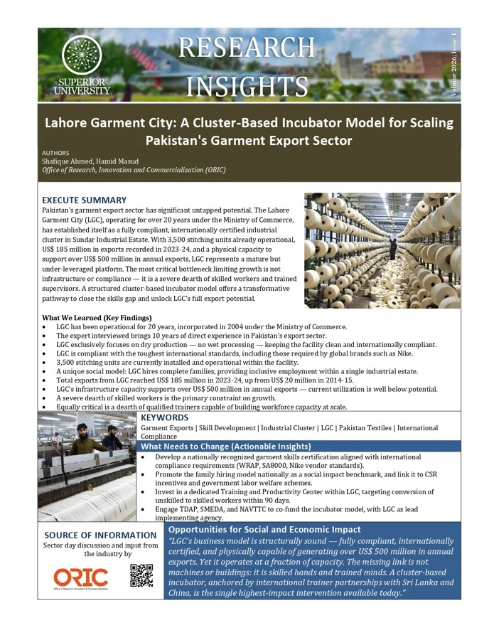 Research Insight Garment Sector