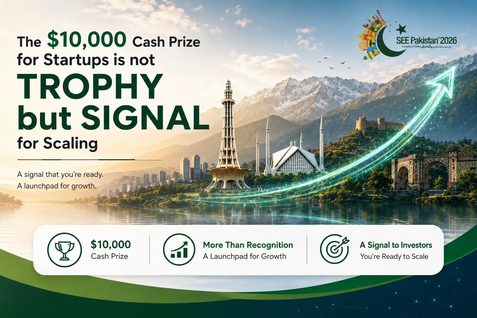 The $10,000 Cash Prize for Startups is not Trophy but Signal for Scaling