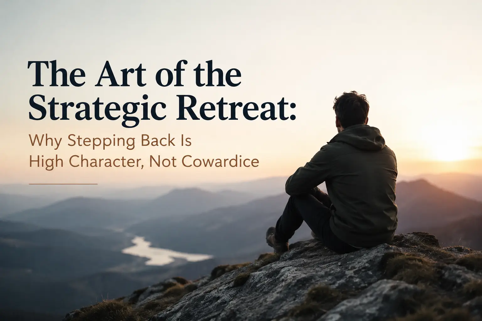 The Art of the Strategic Retreat: Why Stepping Back Is High Character, Not Cowardice